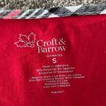 Croft & Barrow  Christmas Red Plaid Long Sleeve Pajama Set SIZE S Photo 2