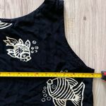 Vintage Peppermint Bay New York Black Fish Nautical Print Sleeveless Dress Size undefined Photo 2