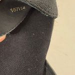 Tory Burch Black 2 Band Canvas Wedge Sandals Size 7 Photo 10