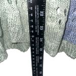 Altard State Striped Knit Sweater Women's Size S Yellow Green Blue V Neck Photo 6