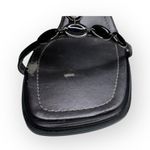 Bandolino new 𒀭 T Strap Kitten Heels Mules Sandals 𒀭 Black Leather 𒀭 10M 𒀭 SJP Photo 12