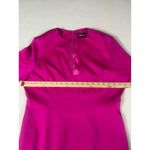 NOVA LUXE Hot Pink Long Sleeve Zipper Neck Mini Dress XL Photo 5