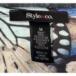 Style & Co. Women's Boho Top Sz PL Animal Print Batwing Bedazzled Blouse SizeM Size M Photo 7