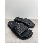 14th & Union  Slides Size 6‎ Black Womens Sandals Lightweight NEW Photo 2