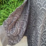 Sundress eyelet shirt dress bell sleeves Xs/small Black Photo 4