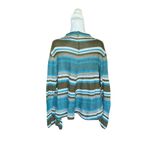 Indigenous Cardigan Sweater Open Front Waterfall Organic Cotton Womens Small Green Photo 1