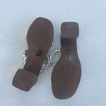 ROCK & CANDY Khamie Women’s Heeled Silver Braided Sandal‎ Size 8 NEW NO BOX Photo 10