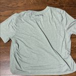 Outdoor Voices  Heathered Tees in Blue and Green Photo 4