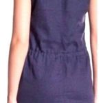 James Perse Standard Womens Linen Dress Sleeveless Button Front Blue Size Small Photo 1