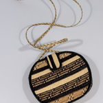 Woven Natural & Black Crossbody Bag NWOT Boho Festival Tan Photo 0