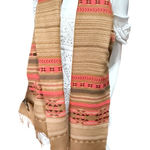 H&M Boho western Tan Women's blanket Scarf wrap OSFM Photo 0