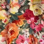 Wrapper Vintage 80s Dress Made in the USA Floral Approx Size 8 Photo 3