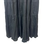 Chelsea and Violet NWT  Black Peasant A-Line Shoulder Tie Bow Dress Size S Photo 2