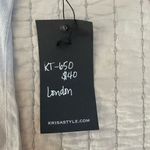 Krisa  Long‎ Sleeve Tie Tee Size XS New With Tags Light Grey Revolve Photo 2