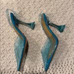Tony Bianco  WOMENS 7  Blue and Transparent Heels Photo 2