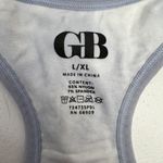 Gianni Bini Size L / XL Sport Bra Grey Tie Dye Seamless Racerback No Padding Photo 2