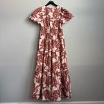 Anthropologie  Somerset Maxi Dress in Neutral Floral Dot  - Medium Photo 9