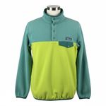 Patagonia  Synchilla Snap-T Fleece Pullover Small Block Mint Green Yellow Retro Photo 0