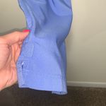 KOI Tech ceil blue scrub pant slit on bottom woman size XL Photo 2