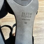 Eileen Fisher  Malta Black Velvet Velour Mary Janes Heels Pumps Women’s Size 10 Photo 9