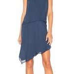 Haute Hippie  Katherine halter navy silk dress size 2 NEW Photo 1