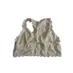 Felina White Racerback Lace Women's Bralette Size M Photo 1