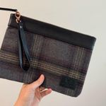 British Bag Company Tweed Wool Blend Wristlet with Card Wallet Gray Photo 0