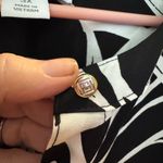 Liz Claiborne  3/4 Sleeve Pullover Tunic Blouse Black Floral Plus 3X Photo 8