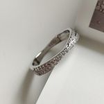 Grogeous Micro Pave Cross Ring Silver Photo 3