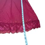 Frederick's of Hollywood Maroon Lace One Shoulder Sheer Maxi Chemise Lingerie M Photo 10