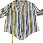 Faithfull the Brand Faithful The Brand Women’s Aira Knot Shirt Retro Western Stripe Coastal Cowgirl Photo 7