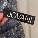 Jovani NWT 3675 Sequined Mermaid Corset Bodice Dress in Ink Size 10 Photo 9