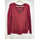 NWT Lulus super soft burgandy sweater Red Size M Photo 6