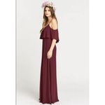 Show Me Your Mumu  wedding‎ burgundy new with tags maxi Photo 1