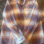 Patagonia Pantagonia Flannel Button Up Shirt Women Medium Camping Hiking Outdoor Travel Photo 0