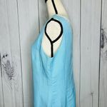 Jade Melody Tam Sleeveless Embroidered Dress Turquoise Gold Sz L V Photo 7