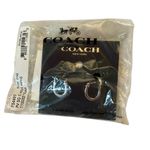 Coach  Silver‎ Small Hoop Earrings nwt Photo 3