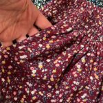 Don’t Ask Why Rayon Smocked Waist Shorts Floral One Size Black Size undefined Photo 2