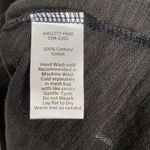 Atm Slub Jersey Tank Dress In Black/ Camel Stripe size M Black Size M Photo 2