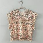 Tularosa Kennedy Rainbow Lace Pom Pom Cream Multi Womens Blouse Photo 3