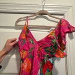 Farm Rio  Mixed Flowery Ruffle One Sholder dress size XS Photo 5