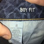 American Eagle boy fit cropped medium wash size 2 jeans Blue Photo 1