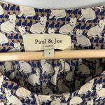 Paul & Joe Paris 100% silk blue tan white tunic dress size 1 / small Photo 1