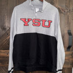 Victoria's Secret YSU  Sz‎ M Pink Sweatshirt Quarter Zip 5th & Ocean NCAA Photo 0