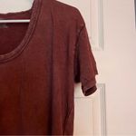 Aerie  Burgundy Short Sleeve Tee Photo 2