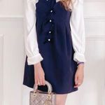 ZARA NWT  Black Jewel Front Mini Wide Straps Dress XS Photo 0