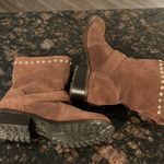 INC  CONCEPTS SUEDE STUDDED BROWN BOOTIE Photo 3
