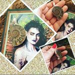 Fossil Ammonite  Silver Pendant Photo 1