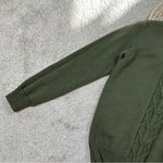 Rossignol Women’s 100% Virgin Wool Turtleneck Knit Sweater in Dark Kaki Green M Size M Photo 4