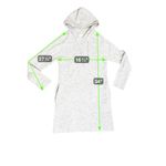 Altar'd State Altar’d State Grey Hooded Waffle Knit Sweater Dress Size M Photo 7